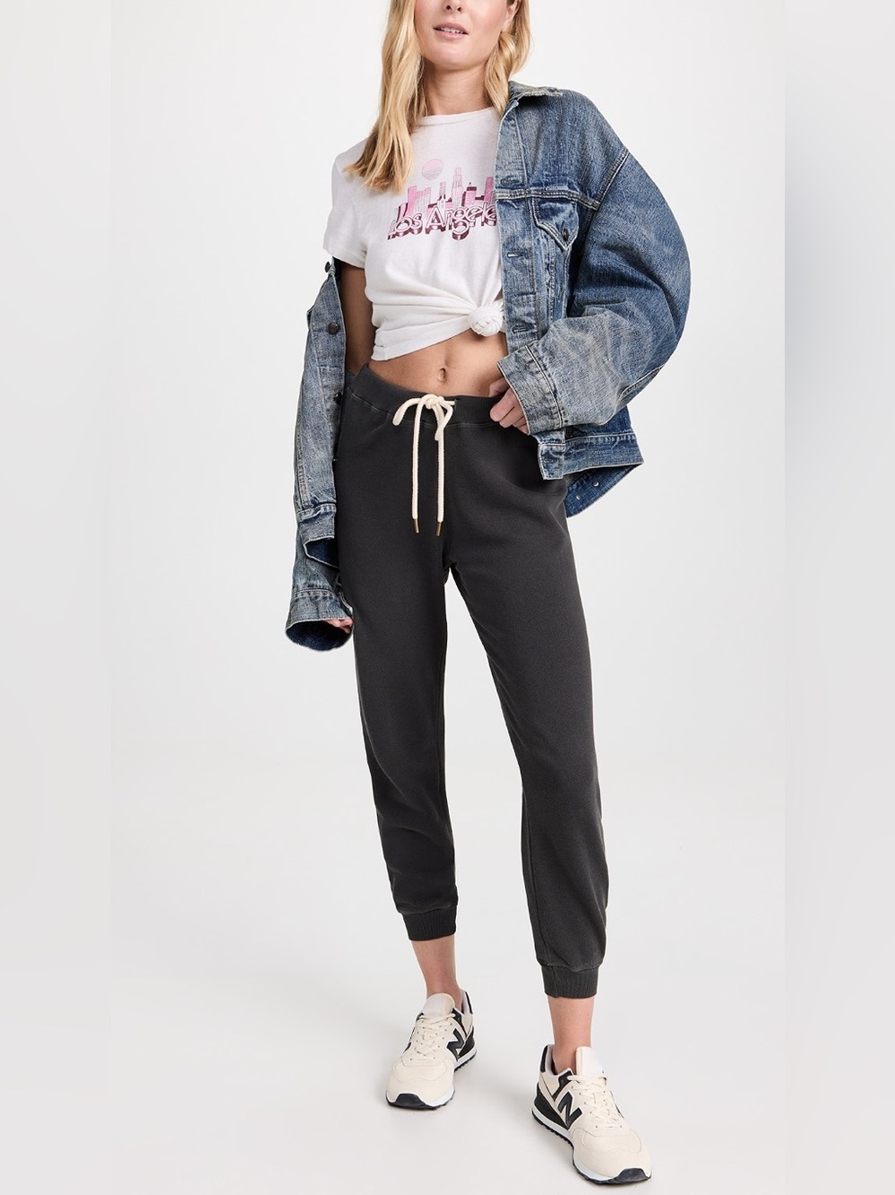THE GREAT. The Cropped Sweatpant.